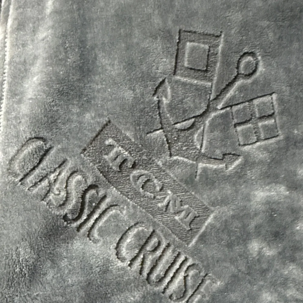 TCM Classic Cruise 2019 Cozy Soft Grey Blanket Throw Turner Classic Movies